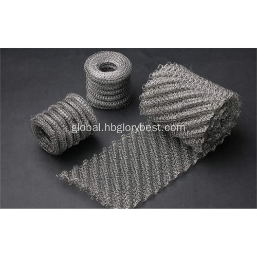 Copper Knitted Wire Mesh Stainless Steel Knitted Wire Mesh Supplier